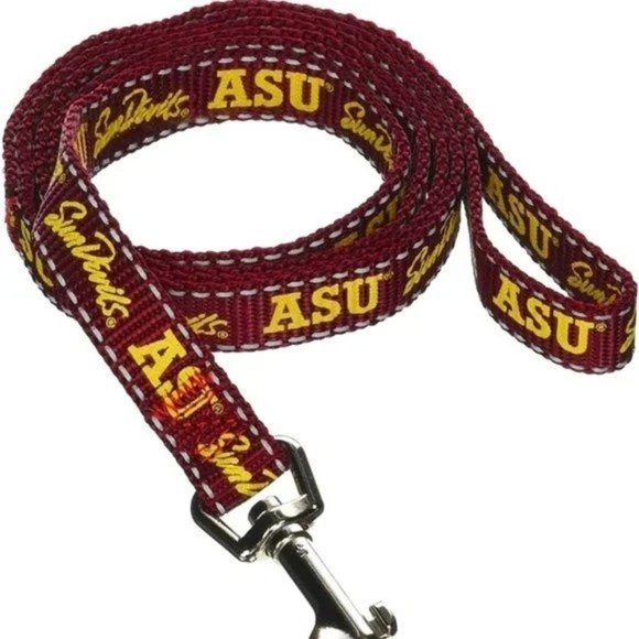 Arizona State Sun Devils Medium Reflective Dog Leash 3\4in. x 4ft. Brand New AS - Picture 1 of 3